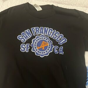 Men’s large San Francisco Authentic T-shirt. Letters are starting to peel